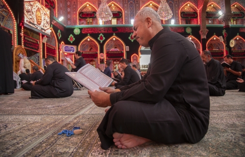 أجواء الزيارة في الصحن الحسيني الشريف