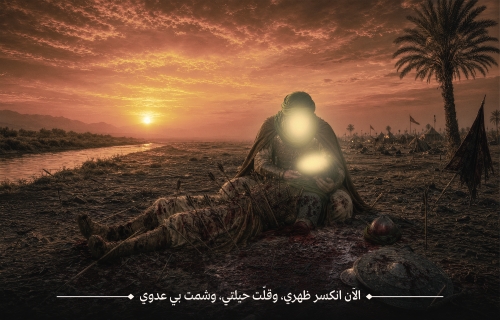 17- « الآن انكسر ظهري، وقلّت حيلتي، وشمت بي عدوي »